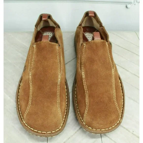 *Born Brown Suede Slip On Comfort Casual Loafer Shoes Size 10.5 Inches - Picture 5 of 9